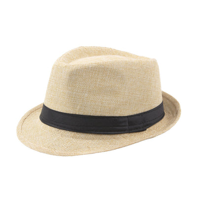 Fashion Personality Linen Top Hat Men