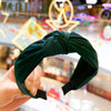 Solid color knotted headband