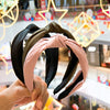 Solid color knotted headband